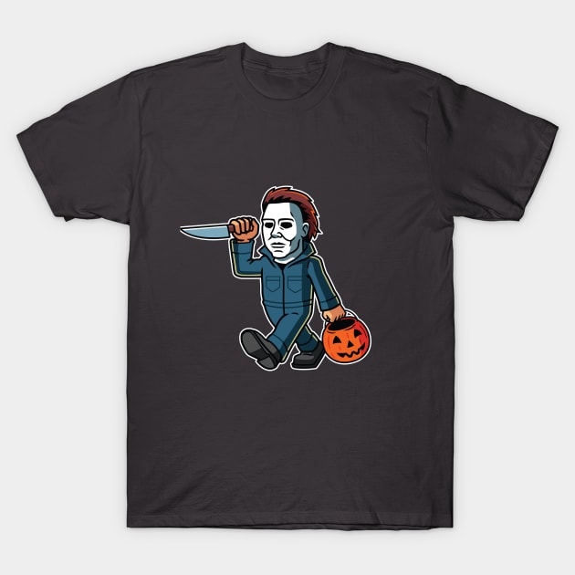 Michael Myers Halloween Mascot T-Shirt by bennyd302